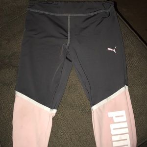 -NWOT Girls Puma Polyester silky pants.